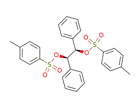 Molecular Structure of 132486-61-4 ((-)-(1R,2R)-1,2-diphenyl-1,2-ditosyloxyethane)