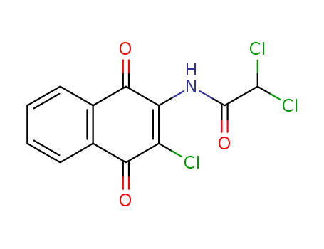 Acetamide,2,2-dichloro-N-(3-chloro-1,4-dihydro-1,4-dioxo-2-naphthalenyl)-