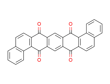 Molecular Structure of 81682-86-2 (dibenzo[<i>a,l</i>]pentacene-7,9,16,18-tetraone)