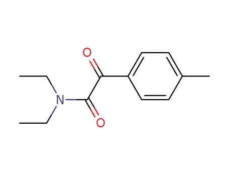 Molecular Structure of 80120-40-7 (N,N-diethyl-4-methyl-α-oxo-benzeneacetamide)
