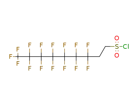 Molecular Structure of 27607-61-0 (3,3,4,4,5,5,6,6,7,7,8,8,9,9,9-pentadecafluorononanesulphonyl chloride)