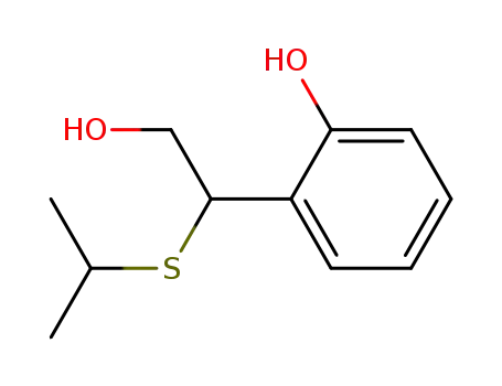 2-<2-hydroxy-1-(isopropylthio)ethyl>phenol