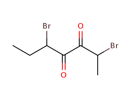 Molecular Structure of 73920-09-9 (3,4-Heptanedione,2,5-dibromo-)