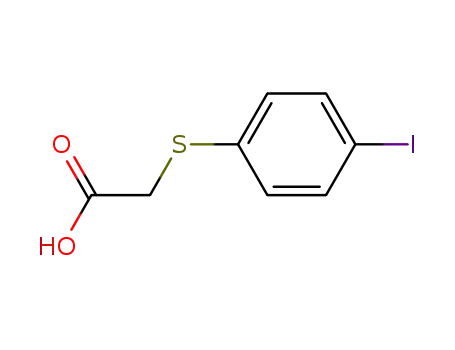 Molecular Structure of 55631-91-9 ((4-iodo-phenylsulfanyl)-acetic acid)
