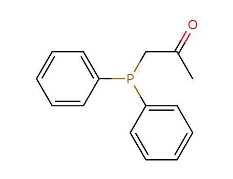 Molecular Structure of 17729-74-7 (2-Propanone, 1-(diphenylphosphino)-)