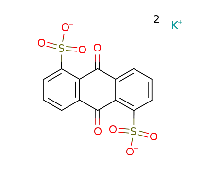 Molecular Structure of 27690-02-4 (dipotassium 9,10-dihydro-9,10-dioxoanthracene-1,5-disulphonate)