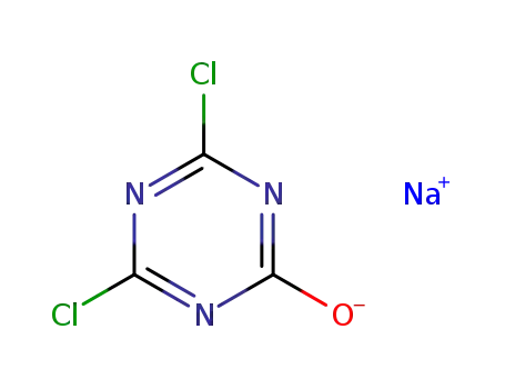 Molecular Structure of 2736-18-7 (2-SODIUMHYDROXY-4,6-DICHLORO-1,3,5-TRIAZINE)