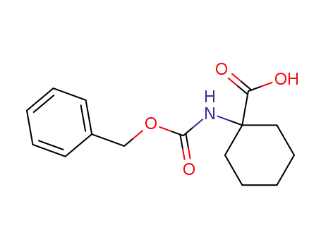 Molecular Structure of 17191-43-4 (1-{[(benzyloxy)carbonyl]amino}cyclohexanecarboxylic acid)