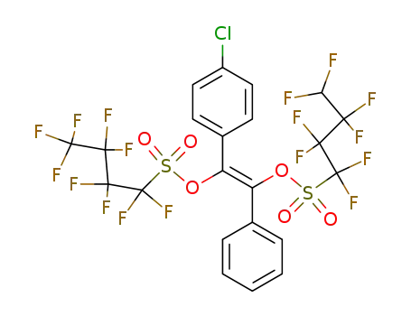 (E)-1-(4-Chlorphenyl)-1-(nonafluorbutylsulfonyloxy)-2-(1,1,2,2,3,3,4,4-octafluorbutylsulfonyloxy)-2-phenylethen
