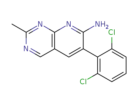 6-(2,6-dichlorophenyl)-2-methylpyrido<2,3-d>pyrimidin-7-amine