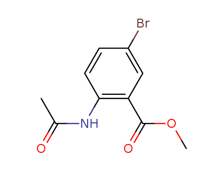 Benzoic acid,2-(acetylamino)-5-bromo-, methyl ester