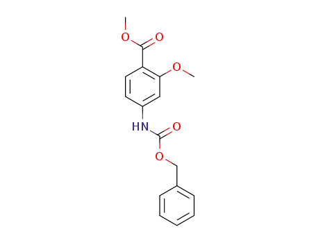 Benzoic acid, 2-methoxy-4-[[(phenylmethoxy)carbonyl]amino]-, methyl
ester