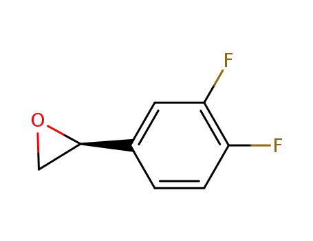 Molecular Structure of 1006376-63-1 ((S)-2-(3,4-Difluorophenyl)oxirane)
