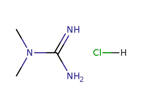 Molecular Structure of 22583-29-5 (1.1-DIMETHYLGUANIDINE HYDROCHLORIDE)