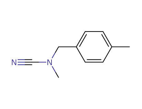 Molecular Structure of 52245-36-0 (methyl-(4-methyl-benzyl)-carbamonitrile)