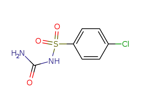 Molecular Structure of 22663-37-2 (4-Chlorobenzenesulfonyl urea)