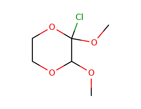 Molecular Structure of 79866-88-9 (2-chloro-2,3-dimethoxy-1,4-dioxane)