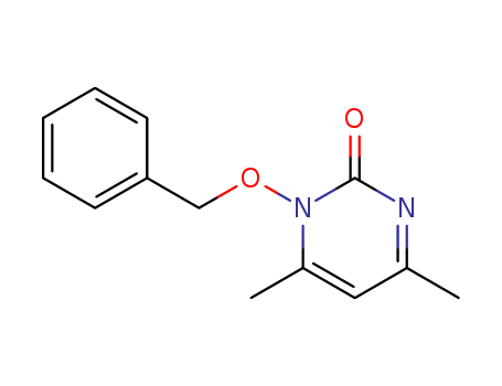 2(1H)-Pyrimidinone, 4,6-dimethyl-1-(phenylmethoxy)-