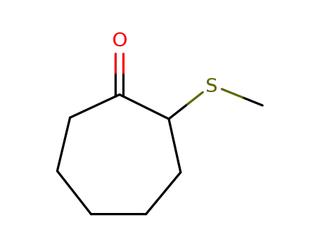 2-Methylsulfanyl-cycloheptan-1-one