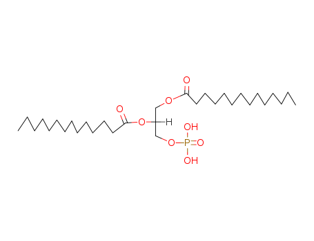 Tetradecanoic acid,1,1'-[1-[(phosphonooxy)methyl]-1,2-ethanediyl] ester
