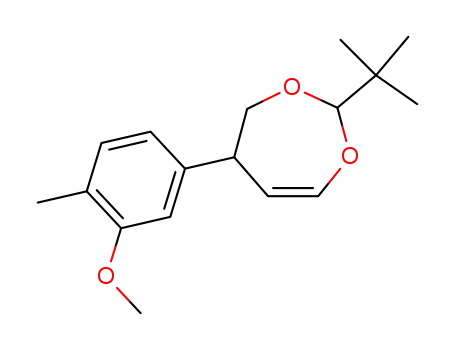 2-<i>tert</i>-butyl-5-(3-methoxy-4-methyl-phenyl)-4,5-dihydro-[1,3]dioxepine