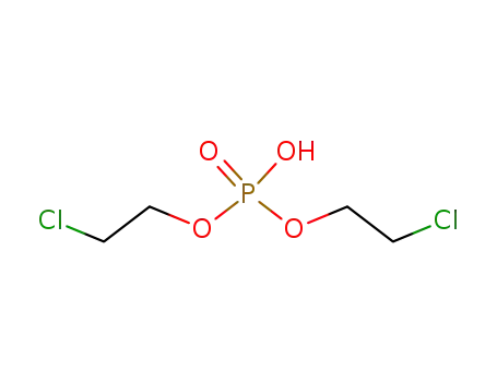Molecular Structure of 3040-56-0 (bis(2-chloroethyl) hydrogen phosphate)