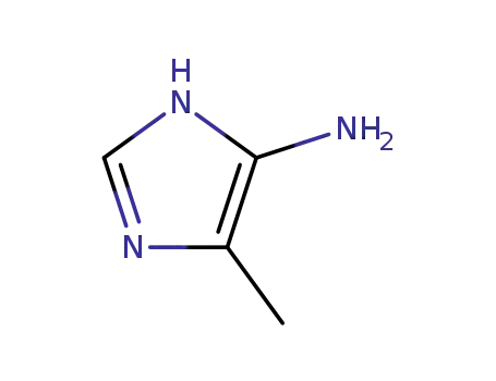 Molecular Structure of 25271-84-5 (5-METHYL-1H-IMIDAZOL-4-AMINE)