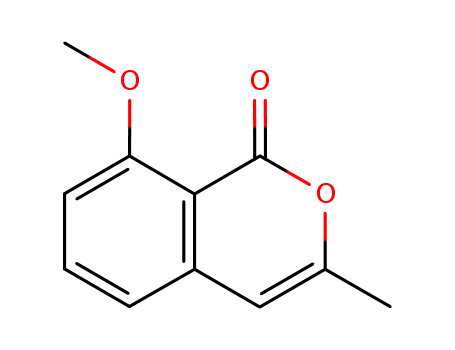 1H-2-Benzopyran-1-one, 8-methoxy-3-methyl-