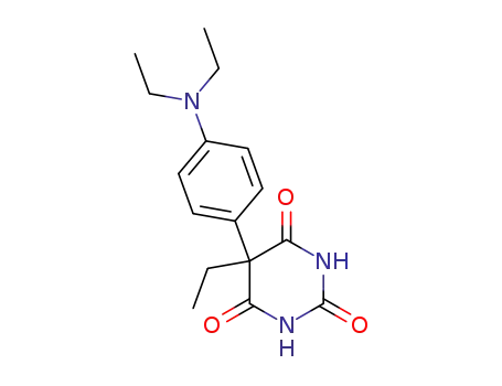 Molecular Structure of 3038-25-3 (5-[4-(diethylamino)phenyl]-5-ethylbarbituric acid)