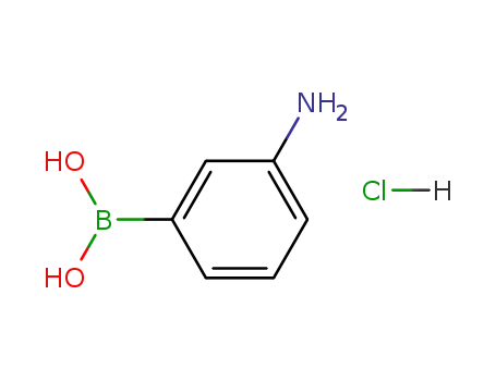 Molecular Structure of 85006-23-1 (3-Aminophenylboronic acid hydrochloride)