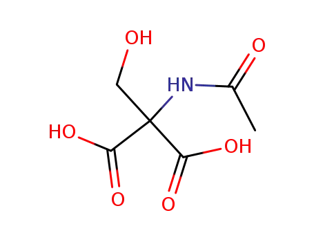 Molecular Structure of 872790-82-4 (acetylamino-hydroxymethyl-malonic acid)