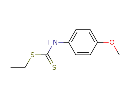 Molecular Structure of 56134-95-3 (ethyl (4-methoxyphenyl)carbamodithioate)