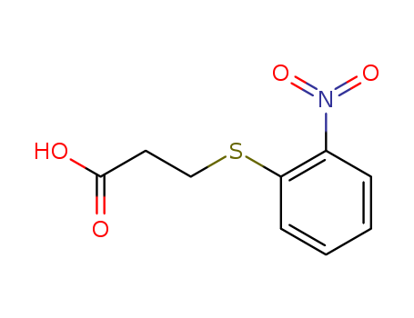 3-(2-nitrophenyl)sulfanylpropanoic acid cas  5324-52-7