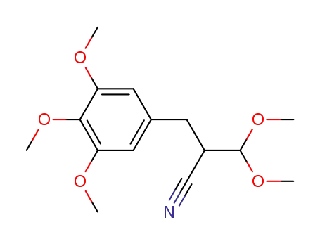 3,4,5-TRIMETHOXY-2'-시아노-DI-하이드로신나말데하이드 디메틸아세탈