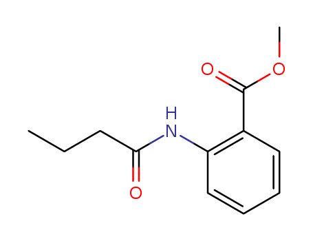 Benzoic acid,2-[(1-oxobutyl)amino]-, methyl ester