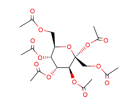 Hexa-<i>O</i>-acetyl-α-D-<i>altro</i>-[2]heptulopyranose