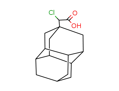 Molecular Structure of 110082-26-3 (4-diamantylchloroacetic acid)