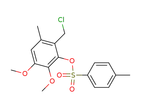 2-(chloromethyl)-5,6-dimethoxy-3-methylphenyl4-methylbenzenesulfonate
