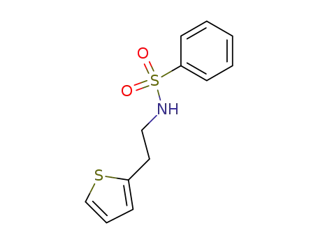 Molecular Structure of 115328-17-1 (N-<2-(2-Thienyl)ethyl>benzolsulfonamid)