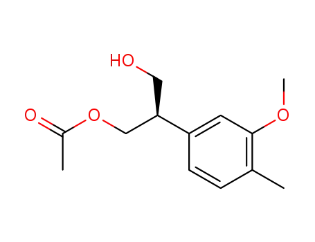 Acetic acid (R)-3-hydroxy-2-(3-methoxy-4-methyl-phenyl)-propyl ester