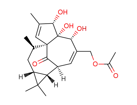 Molecular Structure of 64280-37-1 (ingenol monoacetate)