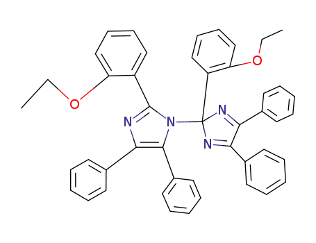 Molecular Structure of 29864-18-4 (2-(2-ethoxyphenyl)-1-[2-(2-ethoxyphenyl)-4,5-diphenyl-2H-imidazol-2-yl]-4,5-diphenyl-1H-imidazole)