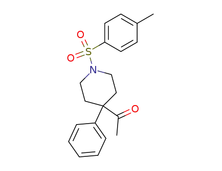 Molecular Structure of 22940-55-2 (4-acetyl-4-phenyl-1-(p-tolylsulphonyl)piperidine)