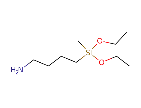 Molecular Structure of 3037-72-7 (4-(DIETHOXYMETHYLSILYL) BUTYLAMINE)