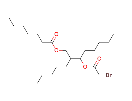 Molecular Structure of 82352-12-3 (2-pentyl-3-(bromoacetoxy)nonyl heptanoate)