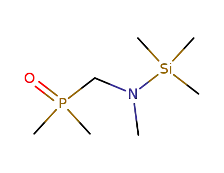 Molecular Structure of 174966-20-2 ((Dimethyl-phosphinoylmethyl)-methyl-trimethylsilanyl-amine)