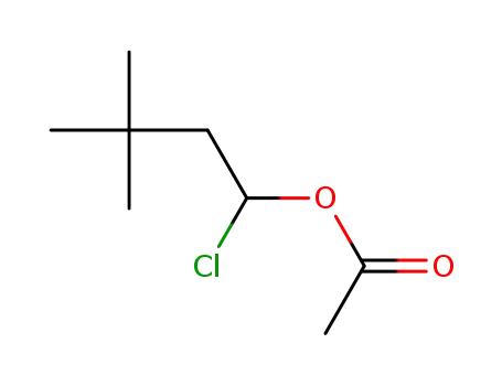 Molecular Structure of 1353053-82-3 (1-chloro-3,3-dimethylbutyl acetate)