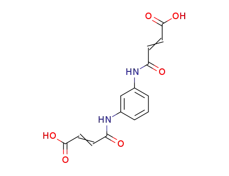 Molecular Structure of 13161-99-4 (2-Butenoicacid, 4,4'-(1,3-phenylenediimino)bis[4-oxo-, (2Z,2'Z)-)
