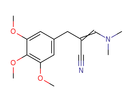 3-dimethylamino-2-(3,4,5-trimethoxy-benzyl)propenenitrile