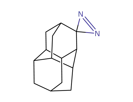 Molecular Structure of 105522-49-4 (diamantane-3-spiro-3'-diazirine)